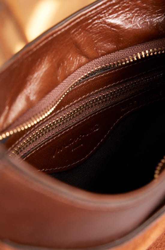 LOU mini leather bag;${refinementColor}