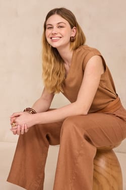 TIM wide linen pants;${refinementColor}