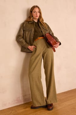 Pantalón recto MAXENCE;${refinementColor}