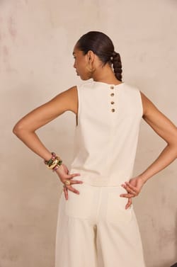 Sleeveless top Denver;${refinementColor}