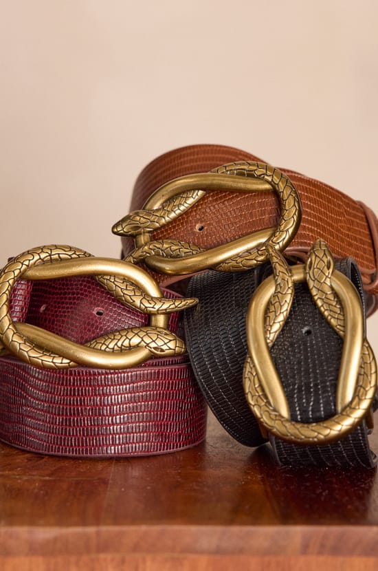Ceinture LEON en cuir;${refinementColor}