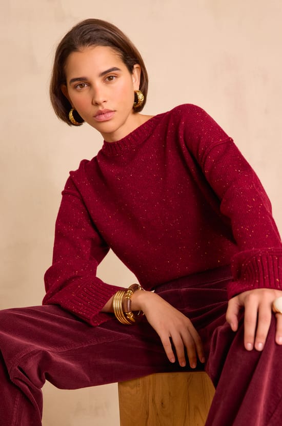 Pullover BALANTIN aus 100% Wolle;${refinementColor}