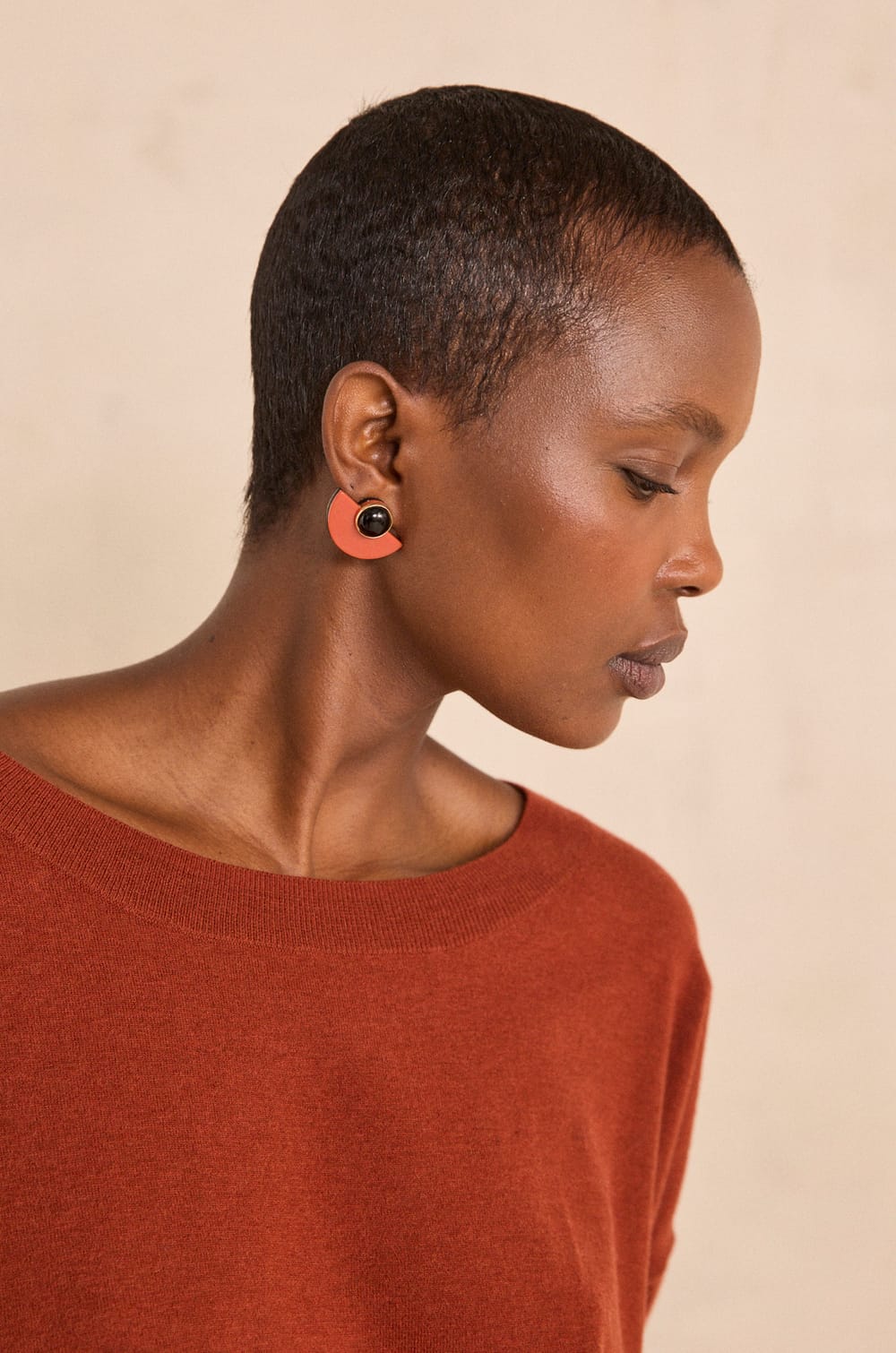 ADONIS long-sleeve blended wool sweater;${refinementColor}