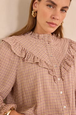 MYOSOTIS long-sleeve blouse;${refinementColor}