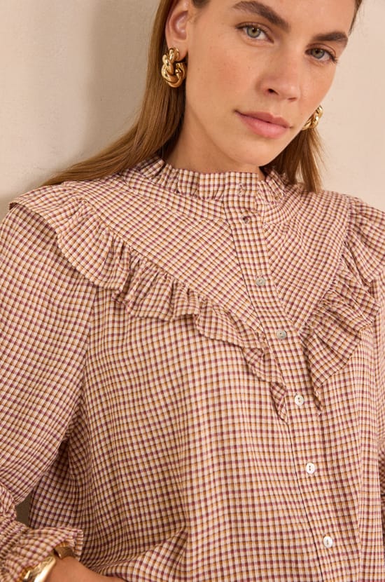MYOSOTIS long-sleeve blouse;${refinementColor}