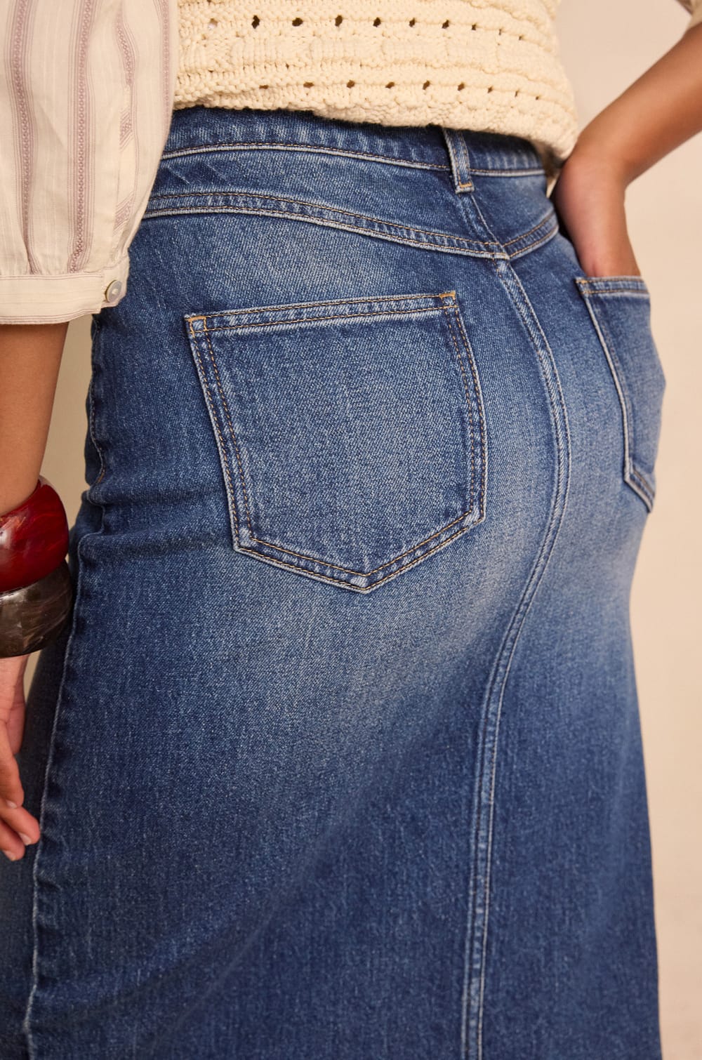 CLEO cotton skirt;${refinementColor}