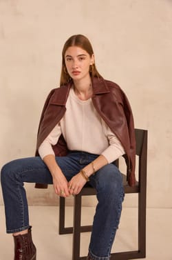 ARY BIS long-sleeve cashmere sweater;${refinementColor}