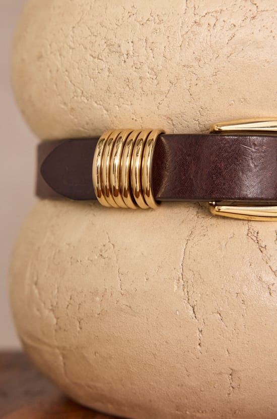 EVE 100% leather belt;${refinementColor}