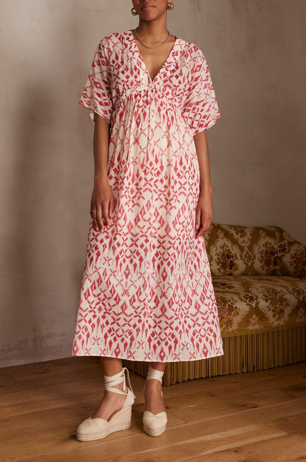 LOUBNA long cotton dress;${refinementColor}