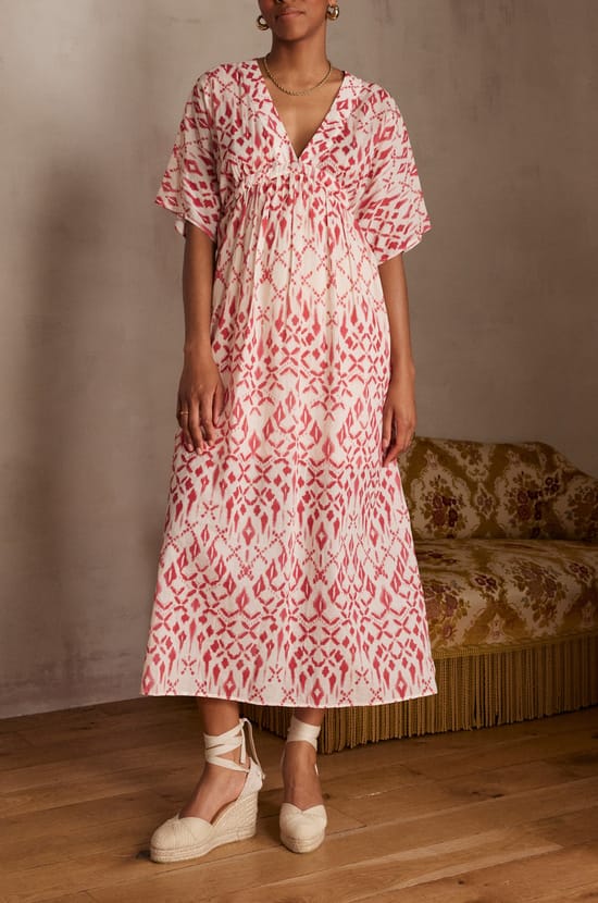 LOUBNA long cotton dress;${refinementColor}