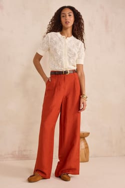 FLAUBERT wide pants;${refinementColor}
