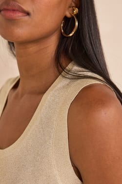 Shiny tank top PALMYR BIS;${refinementColor}