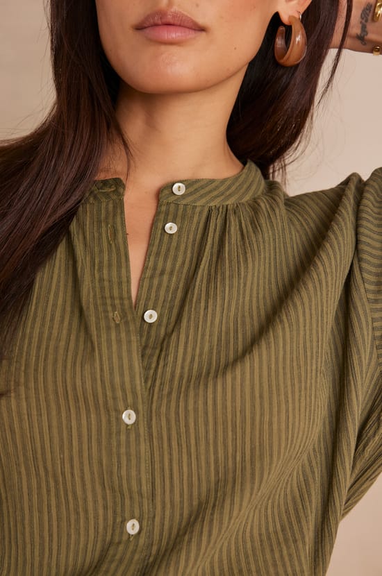 Blouse SIGRID en coton;${refinementColor}