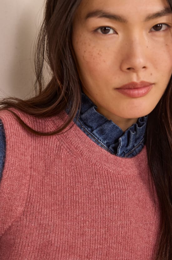 PERRY sleeveless pullover;${refinementColor}