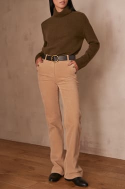Pantalon flare NINON;${refinementColor}