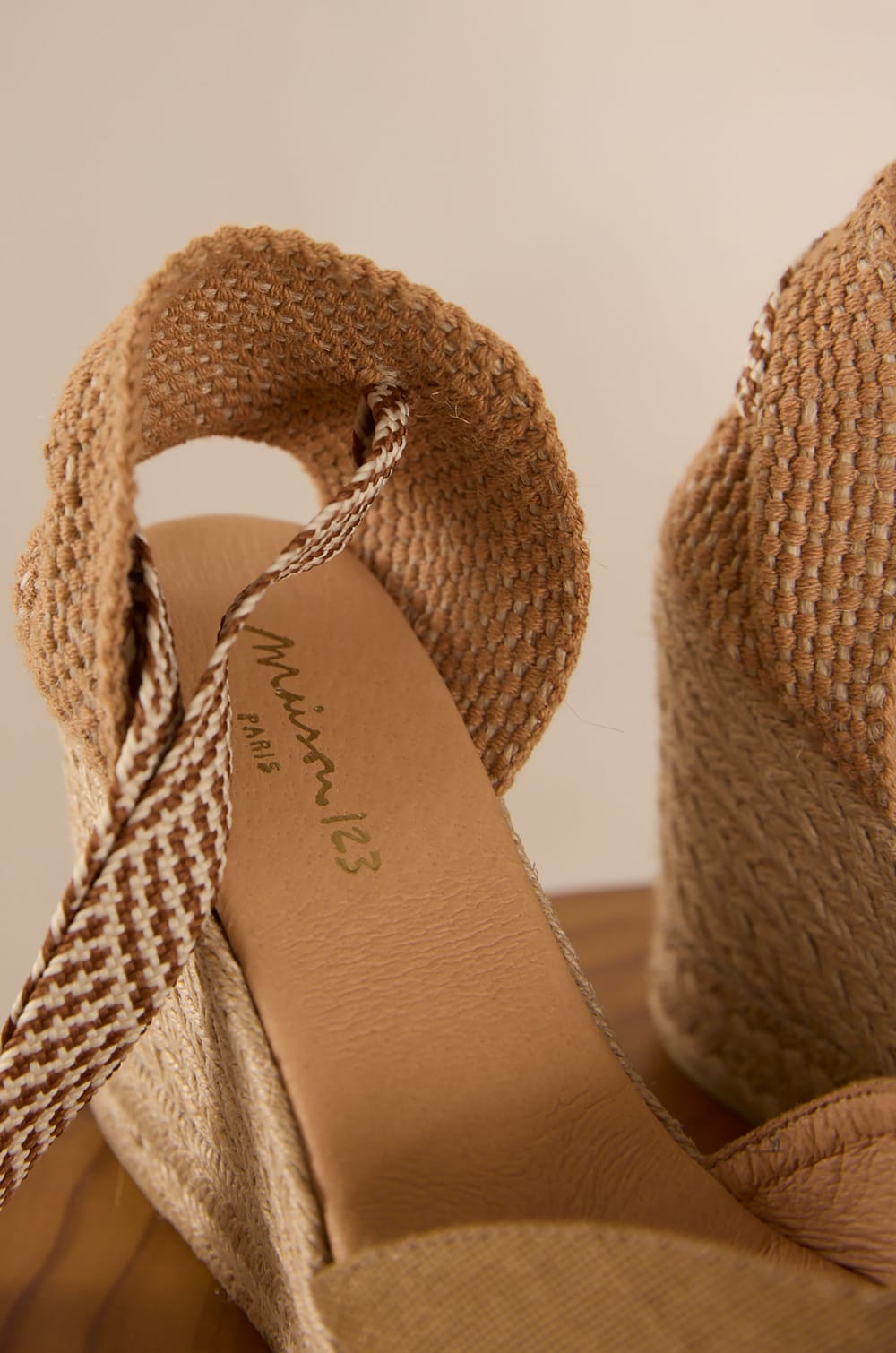 Cotton heeled espadrilles STELLA;${refinementColor}