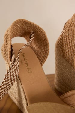Cotton heeled espadrilles STELLA;${refinementColor}