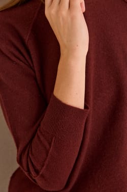 ARISTIDE long-sleeve cashmere sweater;${refinementColor}