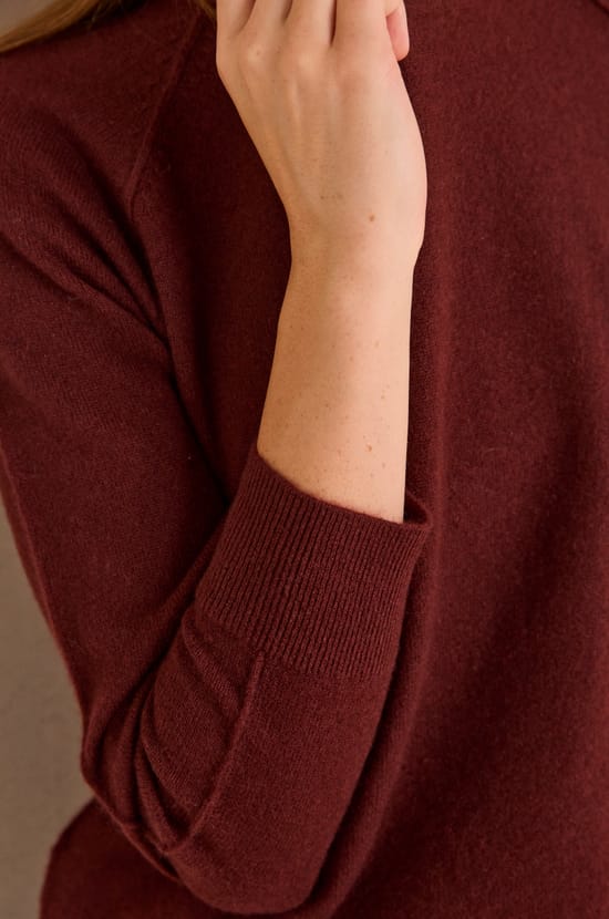 ARISTIDE long-sleeve cashmere sweater;${refinementColor}