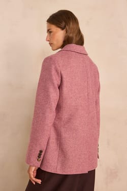 COURTNEY wool blend blazer jacket;${refinementColor}