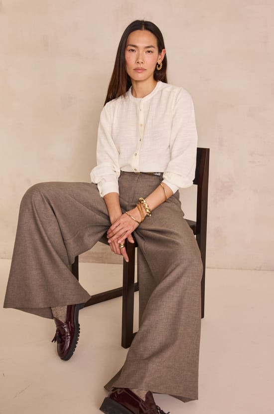 100% cotton DALIA blouse;${refinementColor}