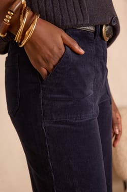 NALLA corduroy chino trousers;${refinementColor}