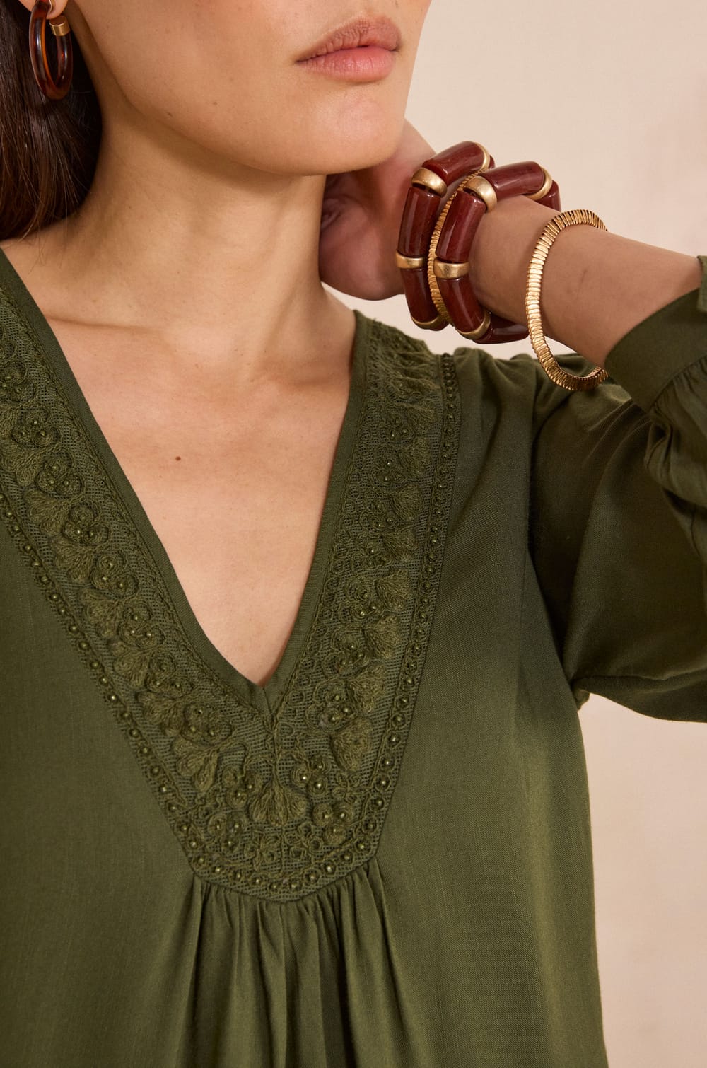 Blouse manches longues DORIAN;${refinementColor}