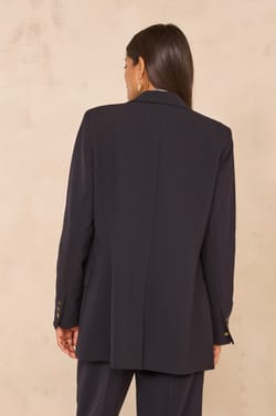 Navy blazer BARBARA B WALL;${refinementColor}