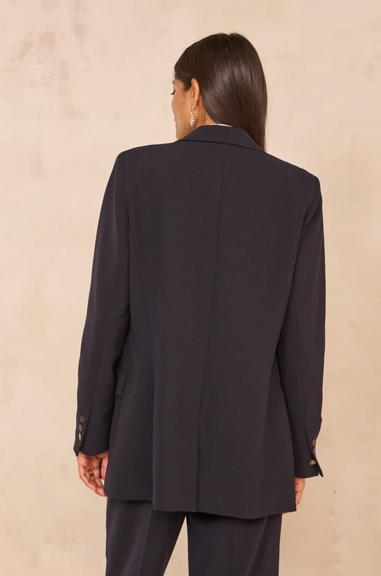Navy blazer BARBARA B WALL;${refinementColor}