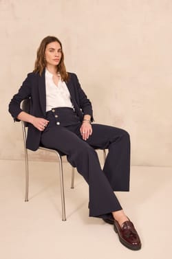 HUBERT sailor-style trousers;${refinementColor}