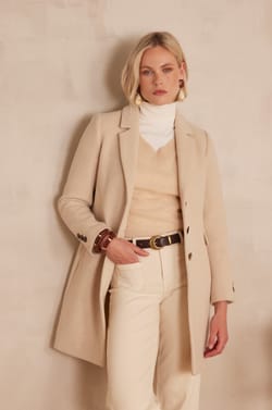 ANABELLE BIS woollen coat;${refinementColor}