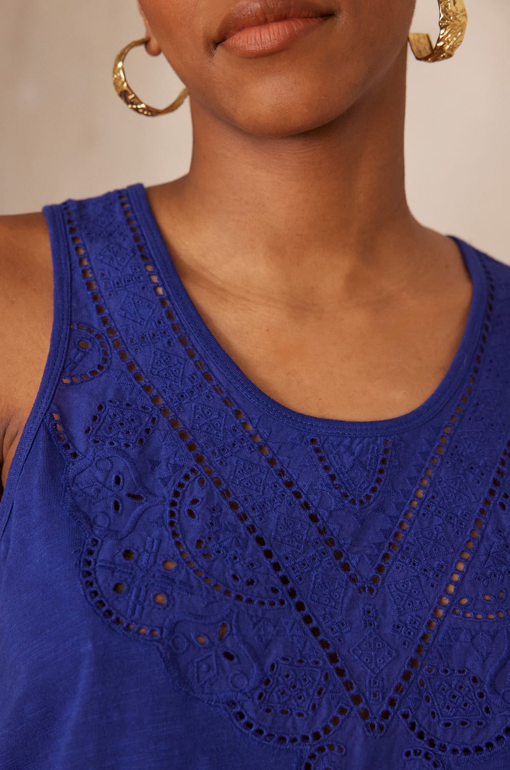 ARIANE cotton tanktop;${refinementColor}