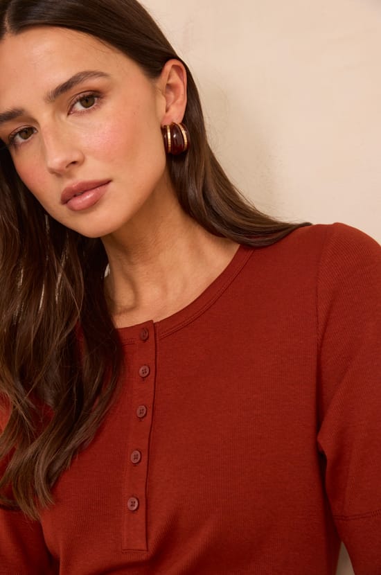 3/4 Sleeve T-Shirt TESSY;${refinementColor}