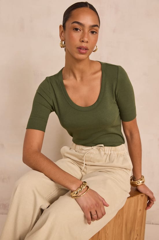 LANA short sleeve t-shirt;${refinementColor}