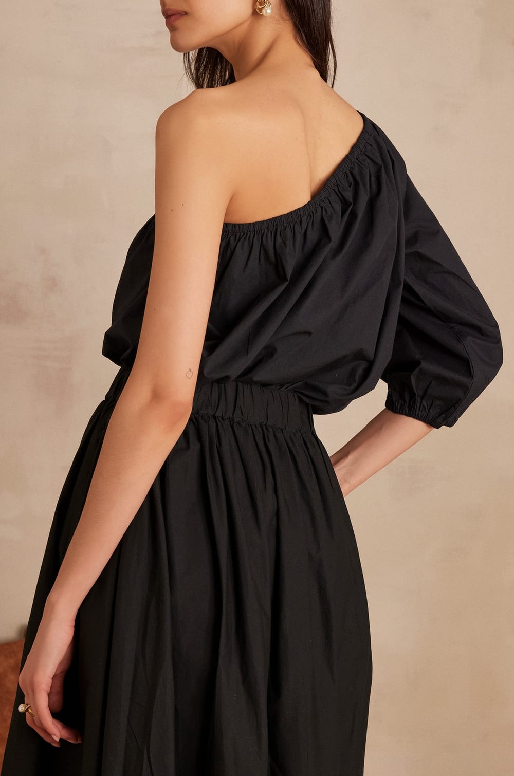 CHOULDER cotton blouse;${refinementColor}