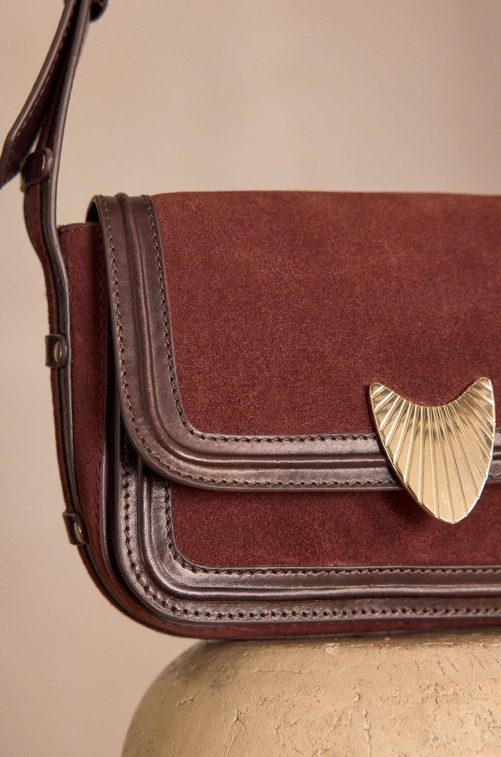 LEONARD MINI leather bag;${refinementColor}