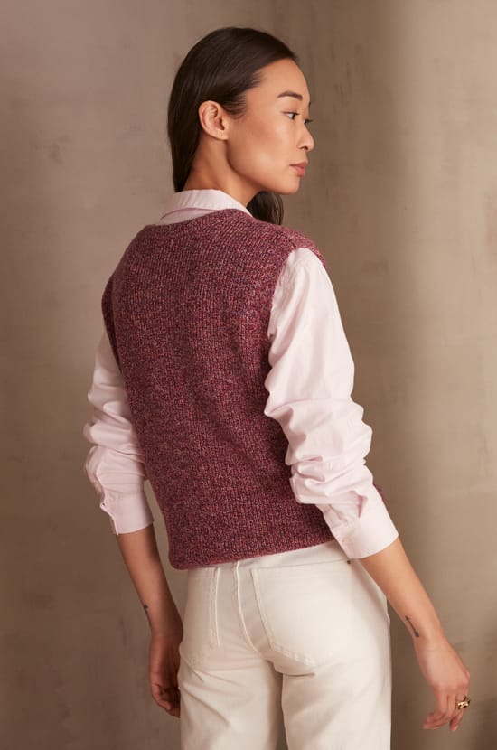 Pull sans manches en laine LEROY;${refinementColor}