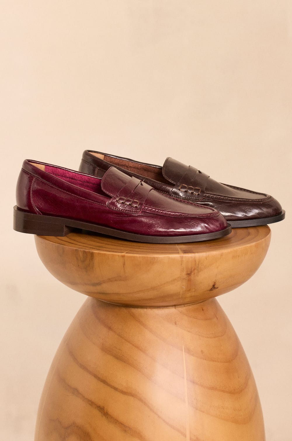 Mocassins en cuir ORNELLA;${refinementColor}