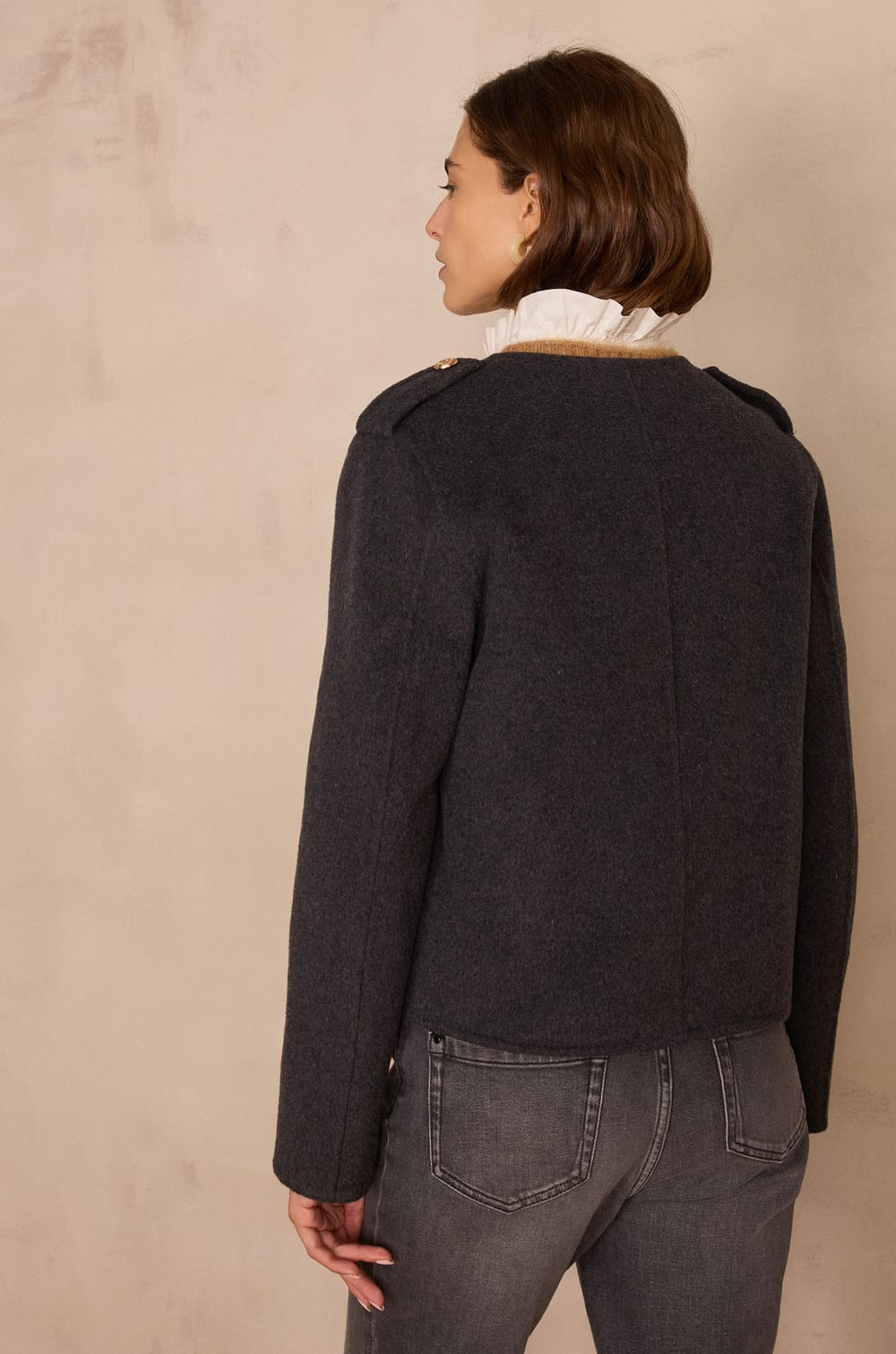 PERINE wool jacket;${refinementColor}