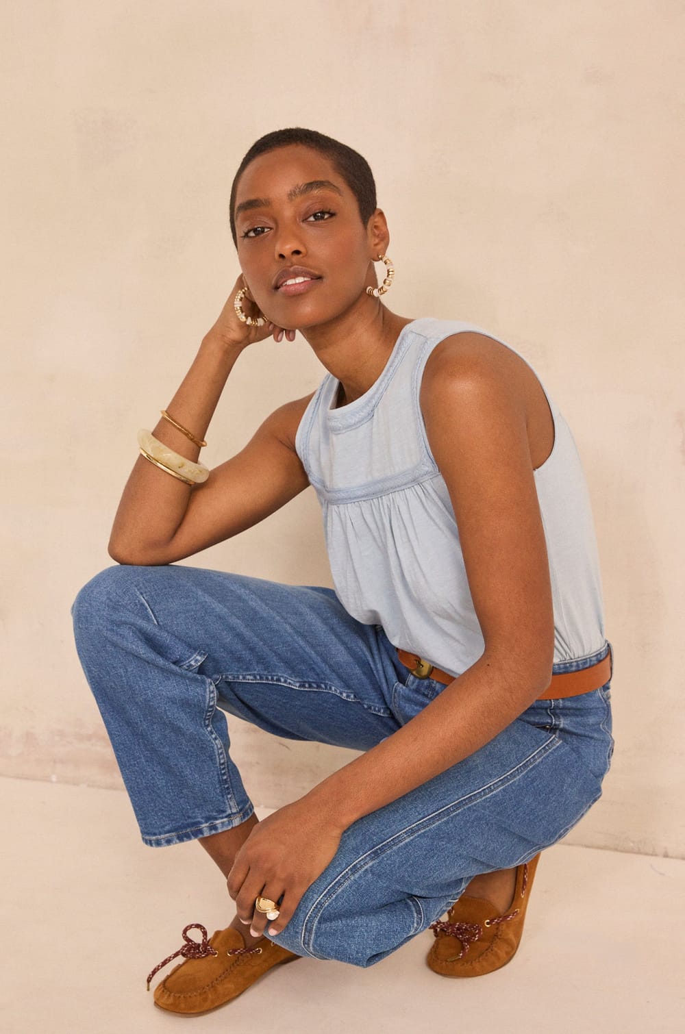 COTTON TANK TOP LISON;${refinementColor}