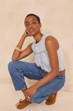 COTTON TANK TOP LISON;${refinementColor}