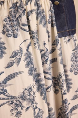 BRUNE cotton skirt;${refinementColor}