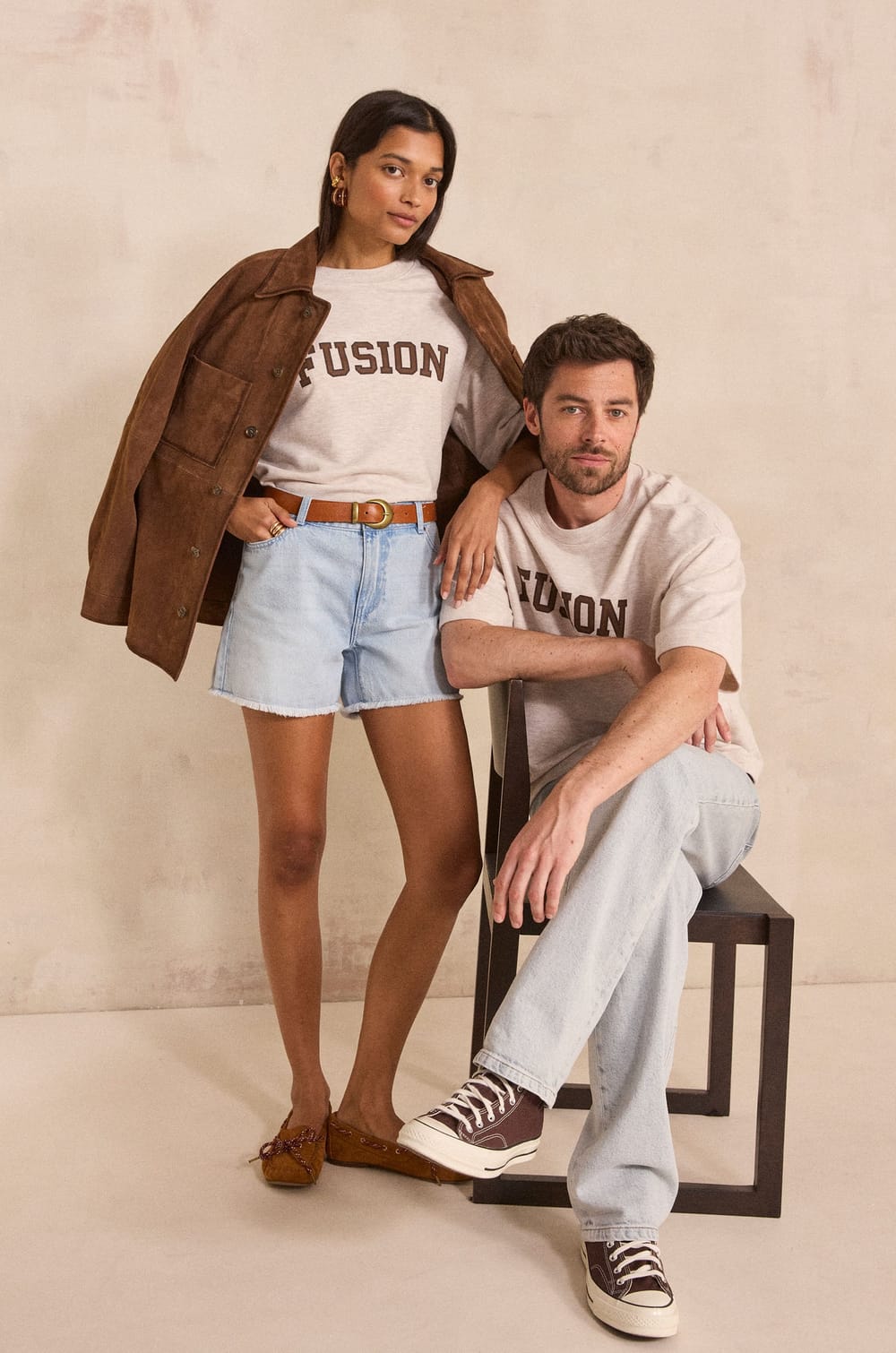 Short-sleeve unisex sweatshirt ENVOUTANT;${refinementColor}