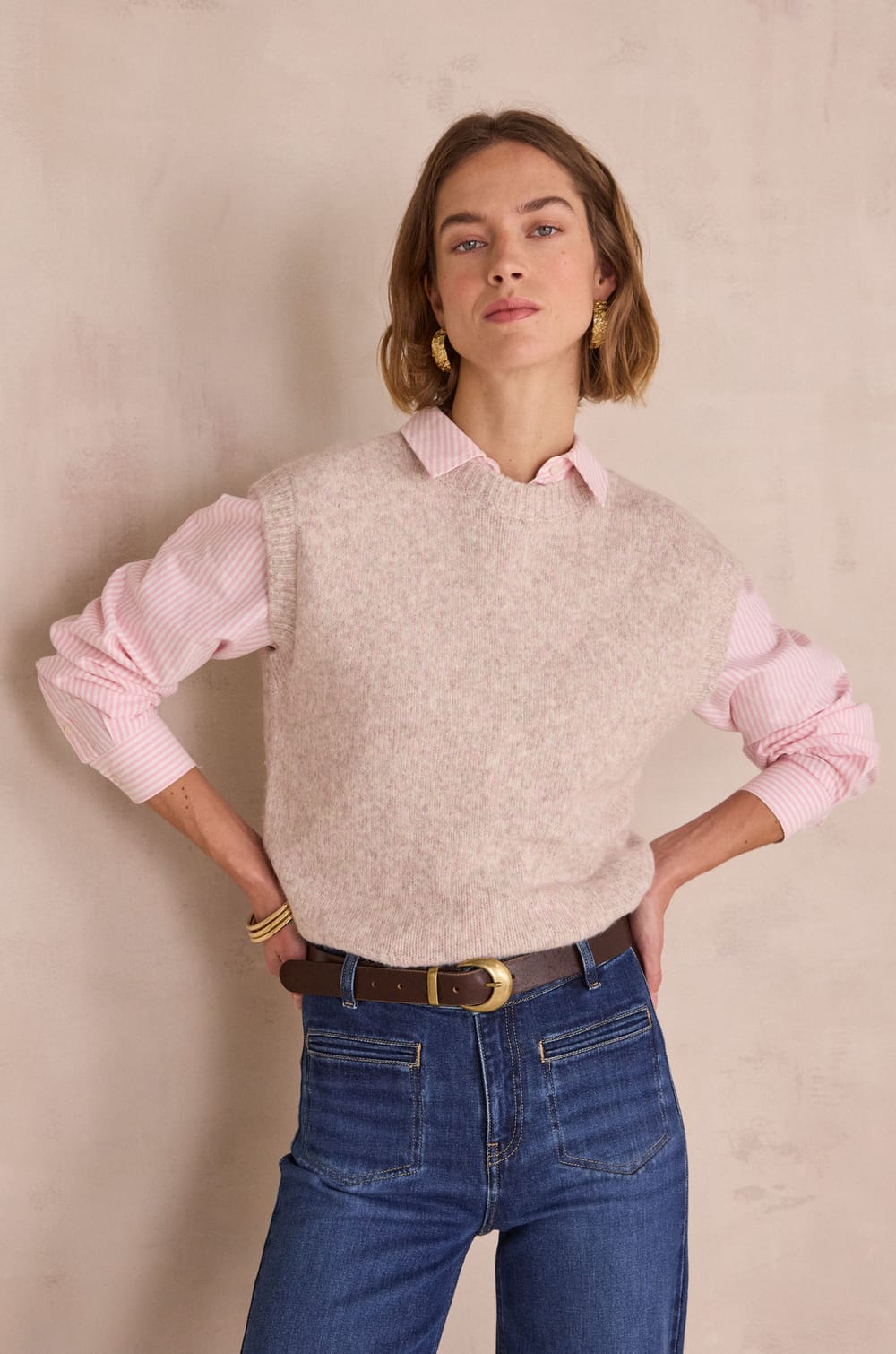 Vest zonder mouwen POLKA;${refinementColor}