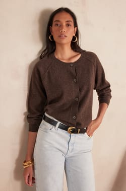 Cardigan BILLY BIS en 100% cachemire;${refinementColor}