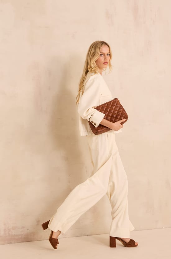 Long sleeve cotton blend jacket VINCE;${refinementColor}