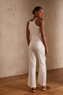 Pantalon PABLO en lin;${refinementColor}