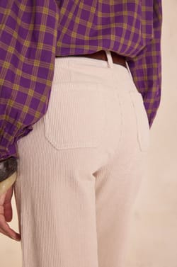 MAE wide corduroy trousers;${refinementColor}