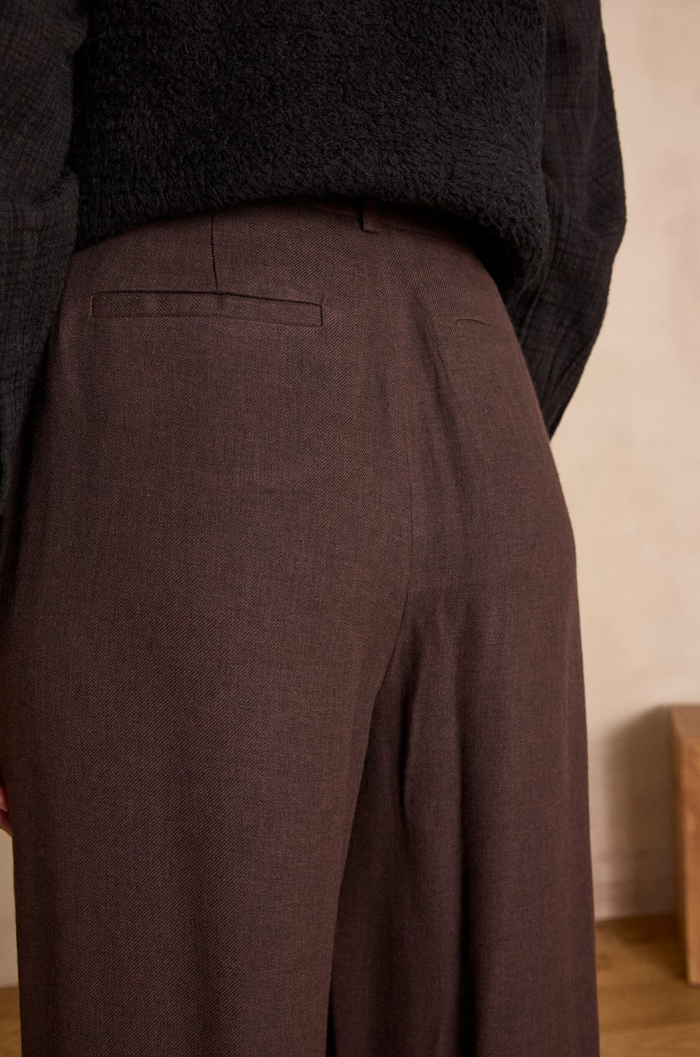 Pantalon FLAUBERT wide leg;${refinementColor}