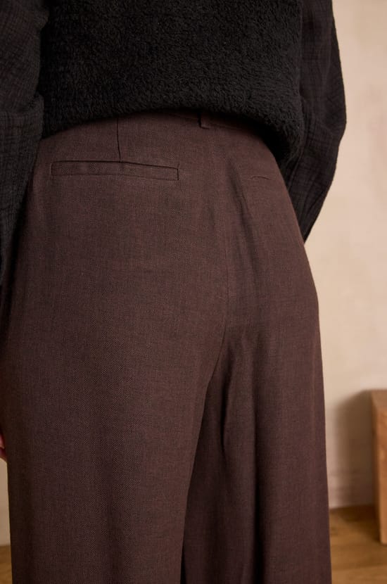 Pantalon FLAUBERT wide leg;${refinementColor}